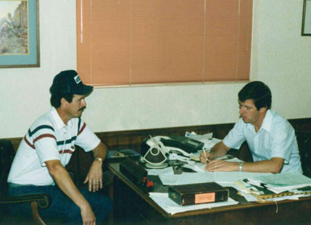 My friend and college classmate Ralph Twellman (left) of Built-Rite Buildings, managed all of the additions to the original building on U.S. Highway 40. My friend and college classmate Ralph Twellman (left) of Built-Rite Buildings, managed all of the additions to the original building on U.S. Highway 40.