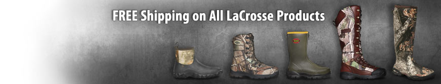 Free Shipping on LaCrosse Boots