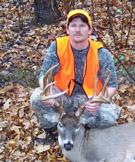 Bill Clinton, MidwayUSA Merchandising Manager, on a fall hunt in Northeast Oklahoma Bill Clinton, MidwayUSA Merchandising Manager, on a fall hunt in Northeast Oklahoma
