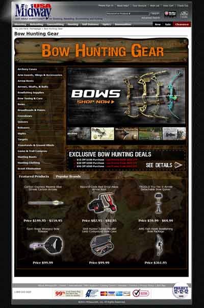 MidwayUSA Bow Hunting Gear Web Page MidwayUSA Bow Hunting Gear Web Page