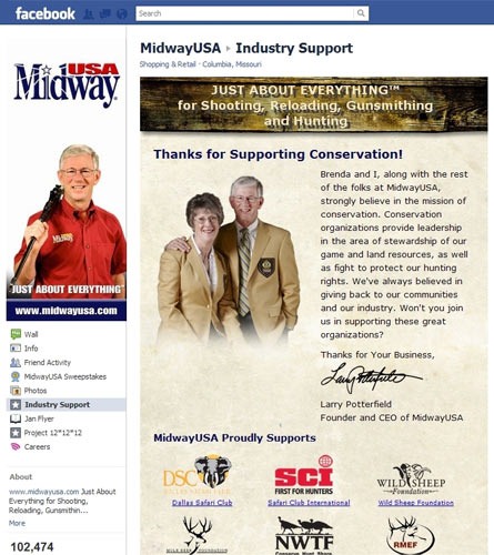 MidwayUSA's Facebook Page MidwayUSA's Facebook Page