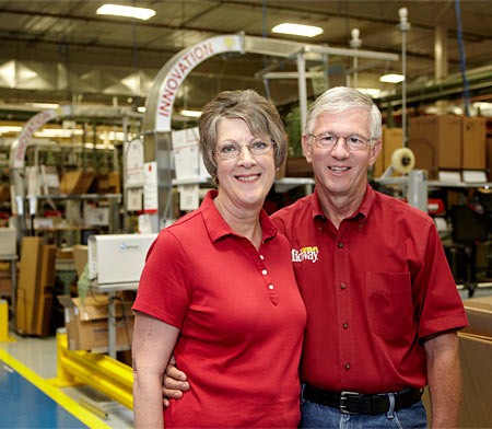 MidwayUSA owners Larry and Brenda Potterfield MidwayUSA owners Larry and Brenda Potterfield