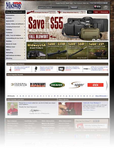 MidwayUSA launches new Homepage MidwayUSA launches new Homepage