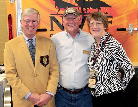 Larry and Brenda Potterfield with George Thornton (middle), NWTF CEO, at the 2011 Convention. Larry and Brenda Potterfield with George Thornton (middle), NWTF CEO, at the 2011 Convention.