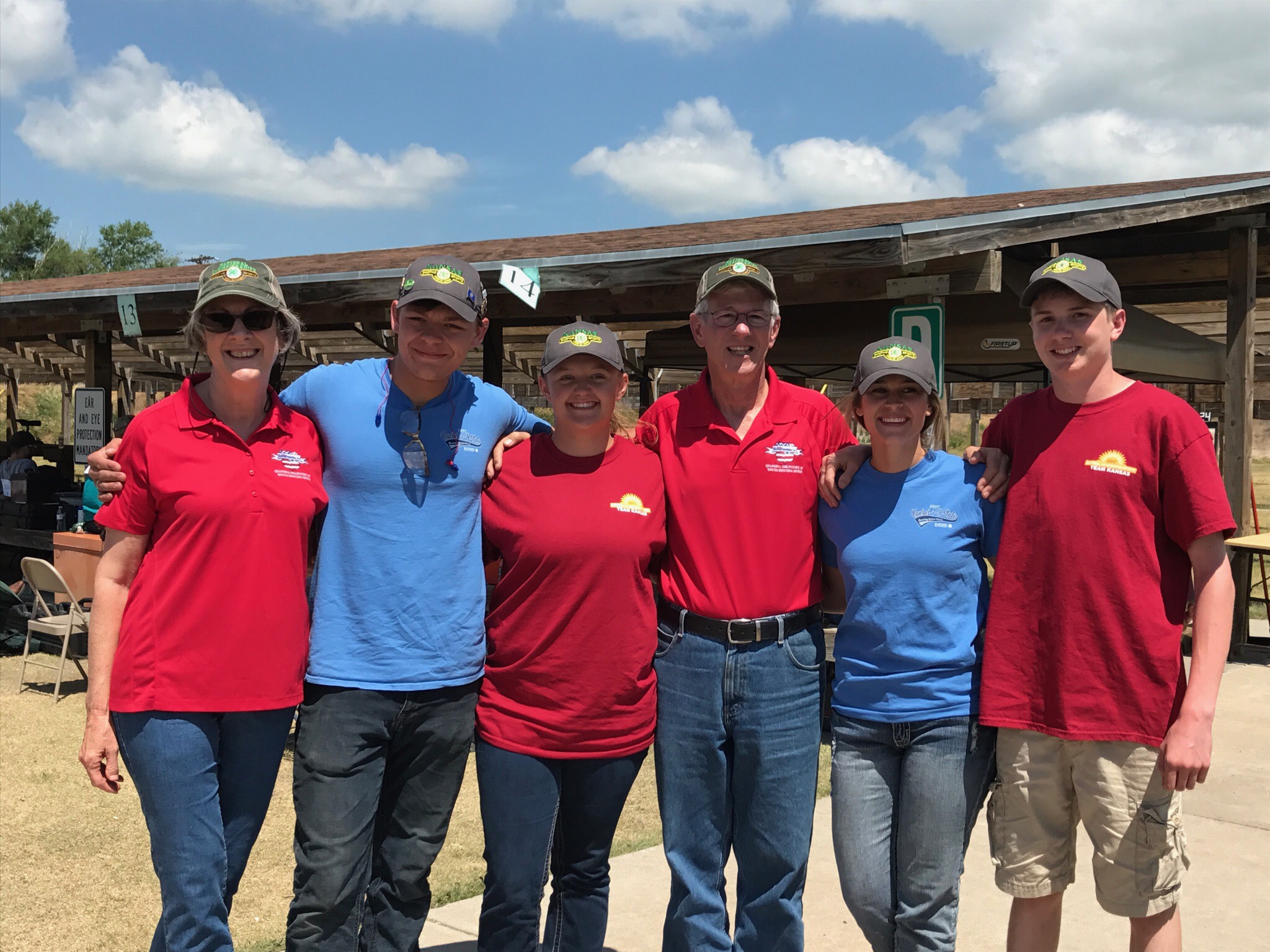 Larry and Brenda Potterfield with the Kansas Smallbore Rifle Team Larry and Brenda Potterfield with the Kansas Smallbore Rifle Team