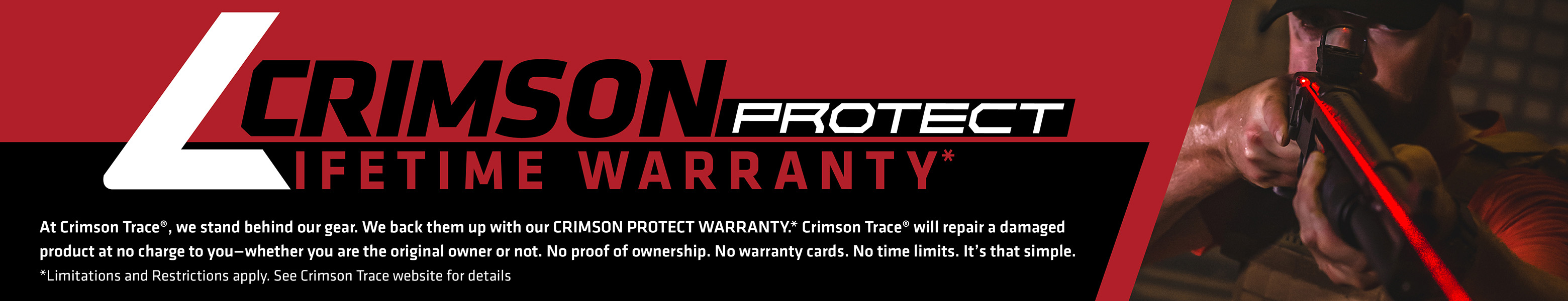 Crimson Protect Lifetime Warranty