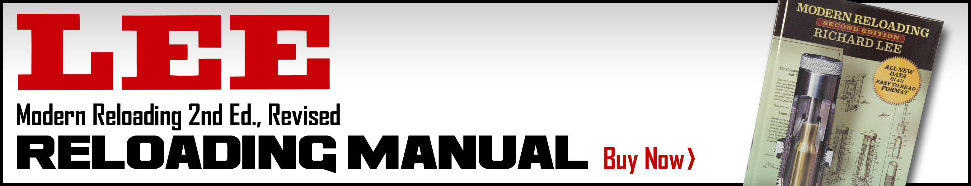 Lee Reloading Manual